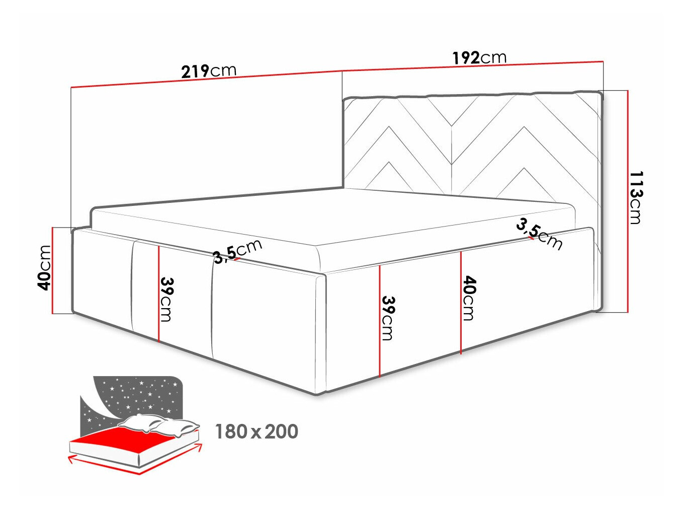 Κρεβάτι ComfiDream Skyiel (Fresh 01)
