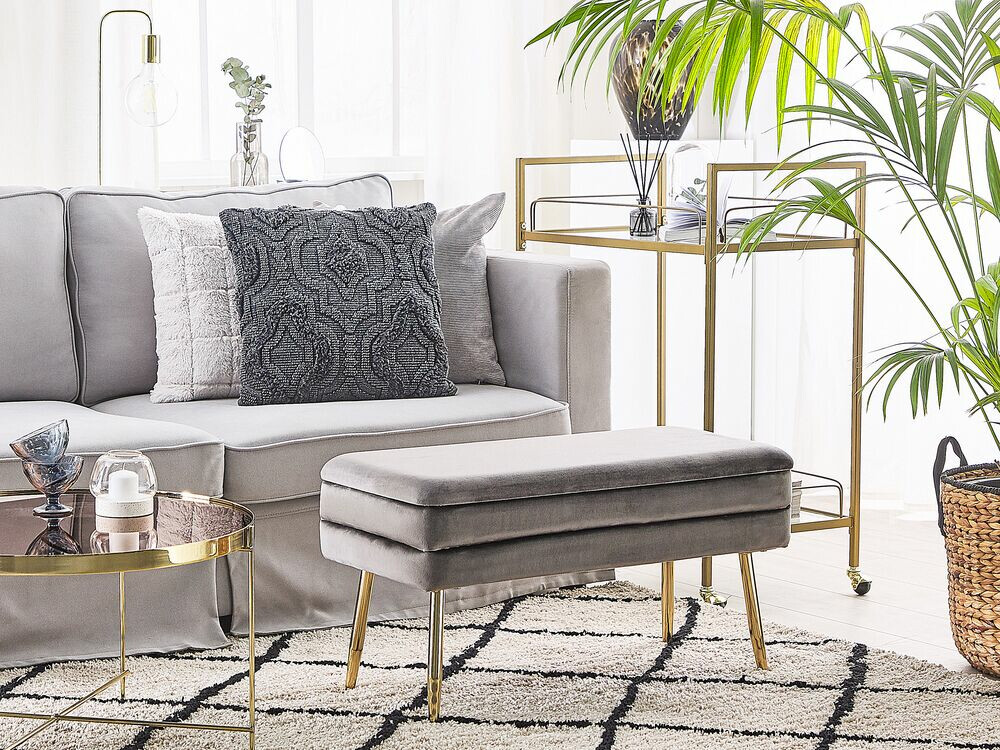 Upholstered bench Berwyn 863 (Grey)