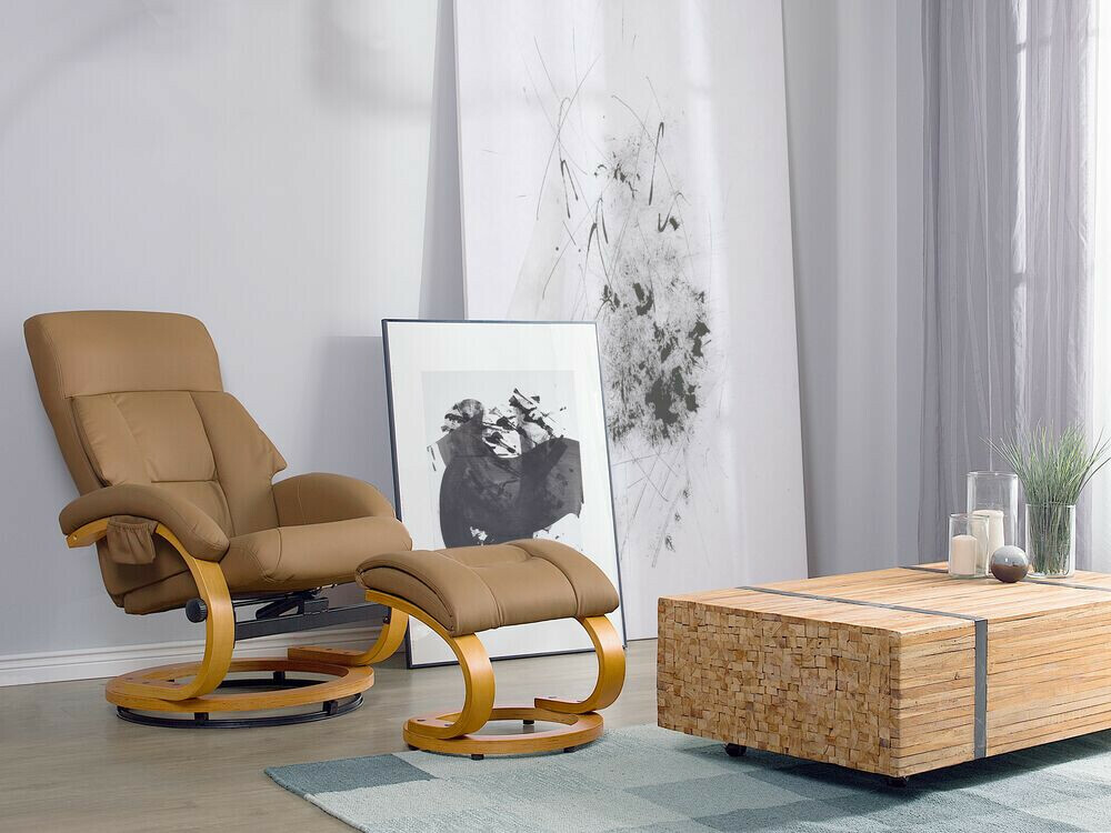 Armchair Berwyn 877 (Light brown)