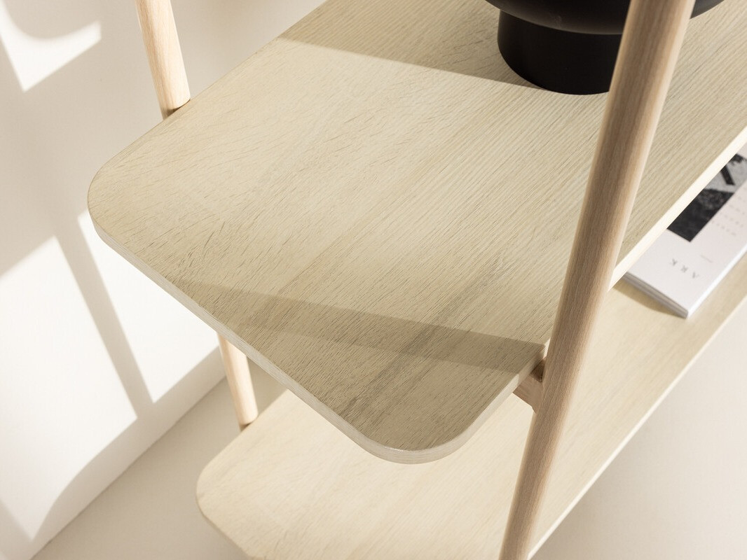 Βιβλιοθήκη Dallas 4266 (Ανοιχτό χρώμα ξύλου)