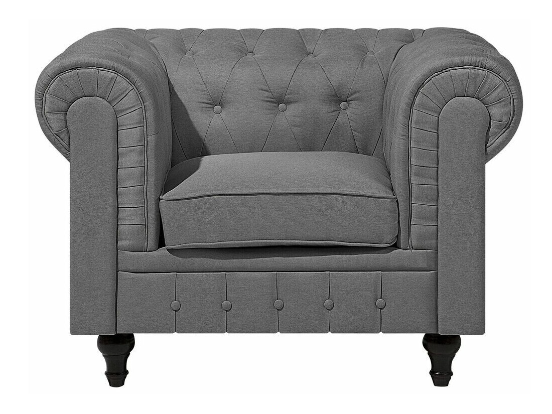 English-style armchair Cirdoro 107 (Grey)