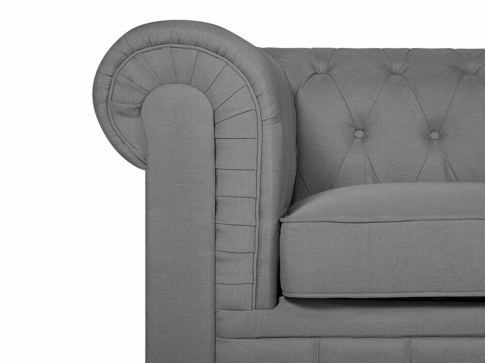 English-style armchair Cirdoro 107 (Grey)