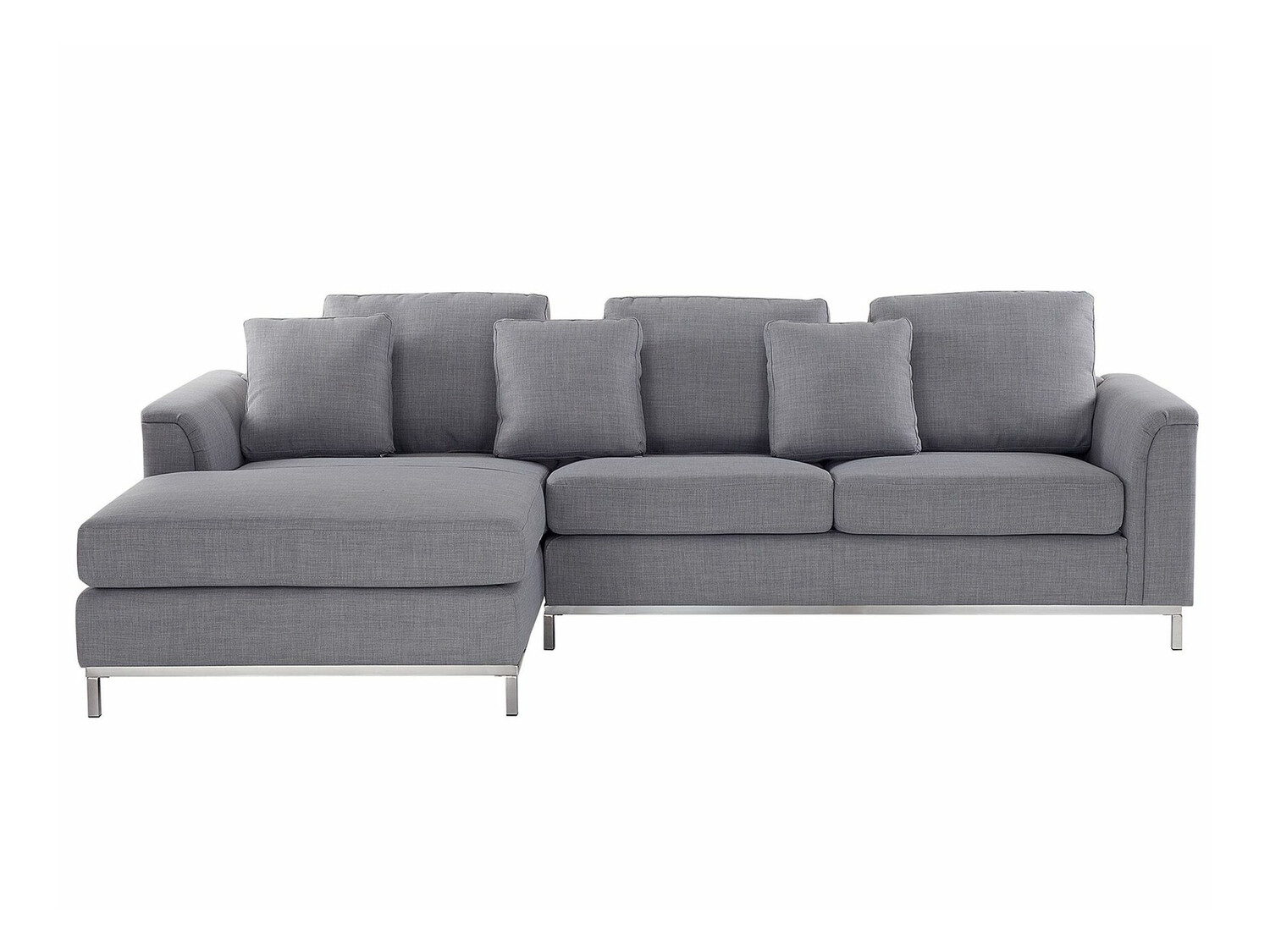 Γωνιακός Καναπές Berwyn 884 (Ανοιχτό γκρι)