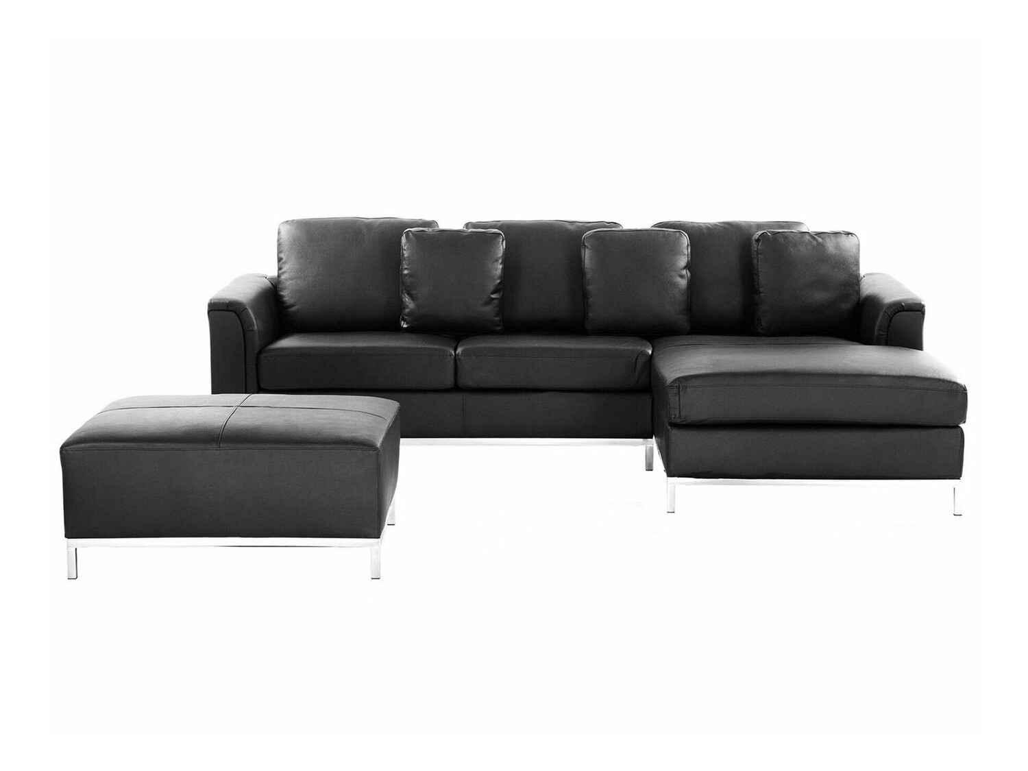 Γωνιακός Καναπές Berwyn 892 (Μαύρο)