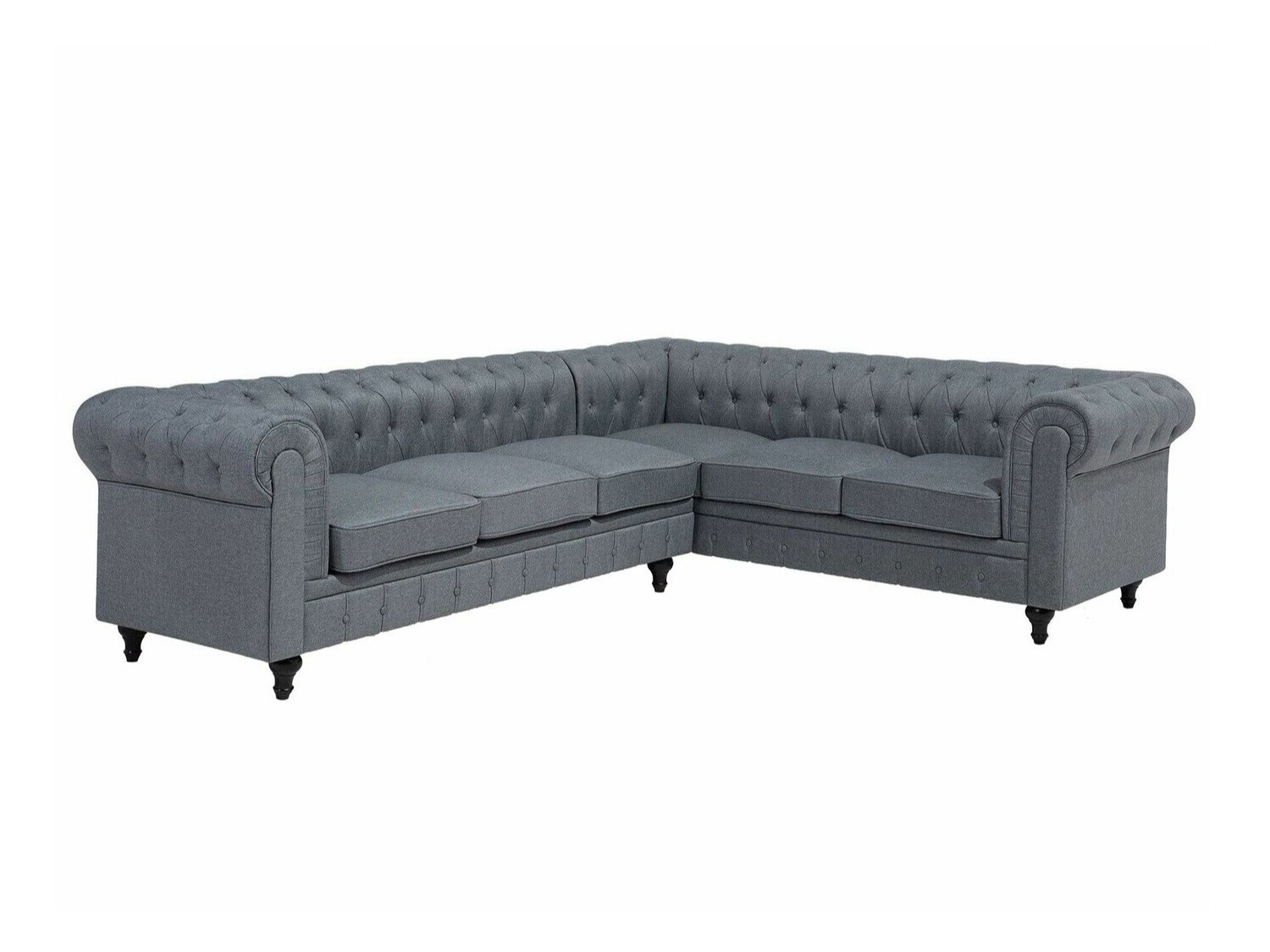 English-style corner sofa Cirdoro 109 (Grey)