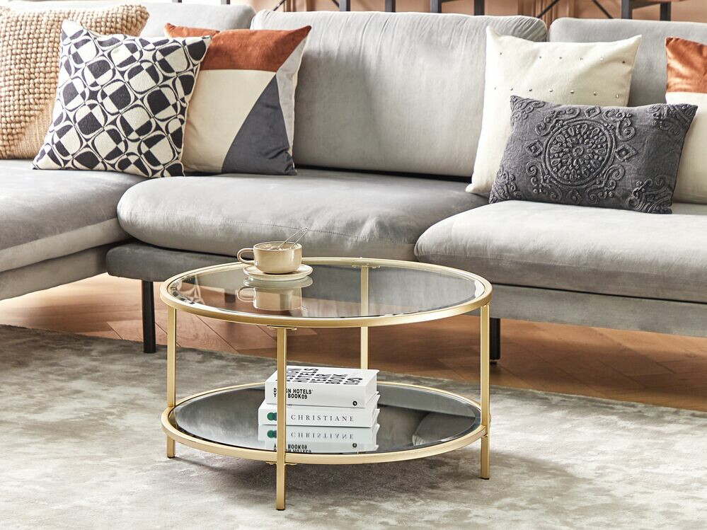 Τραπεζάκι σαλονιού Berwyn 903 (Χρυσό)