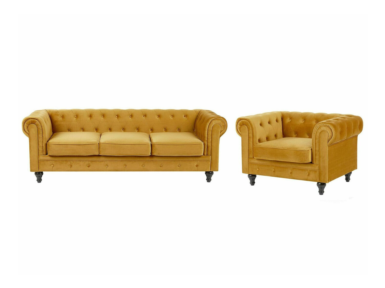 Upholstered furniture set Cirdoro 110 (Yellow)