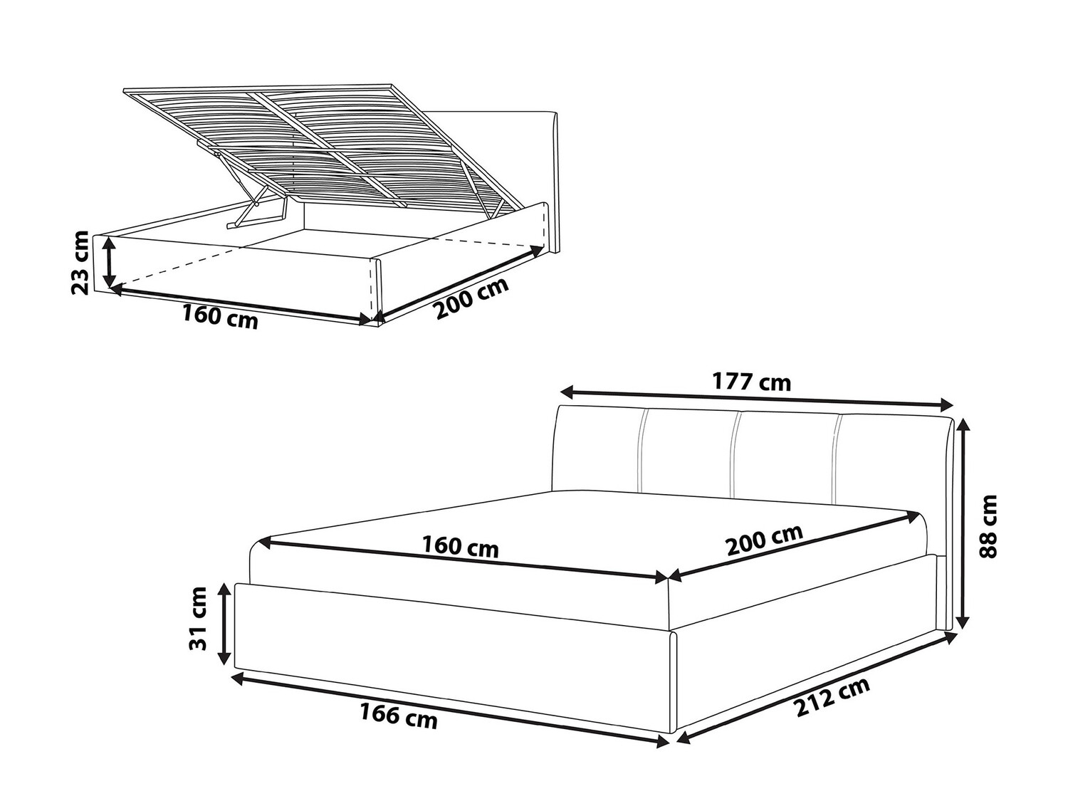 Bed Berwyn 913 (Beige)