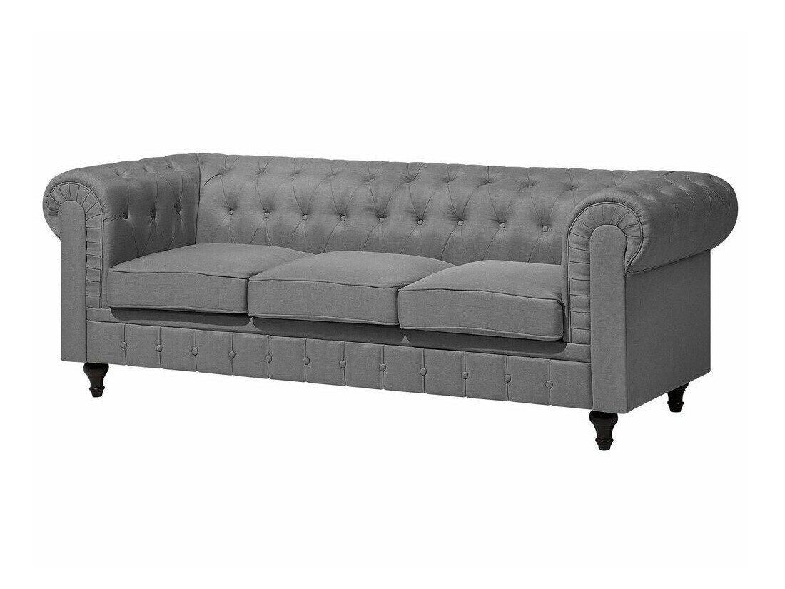 Σετ ταπετσαρισμένων επίπλων Αγγλικού στυλ Cirdoro 111 (Γκρι)