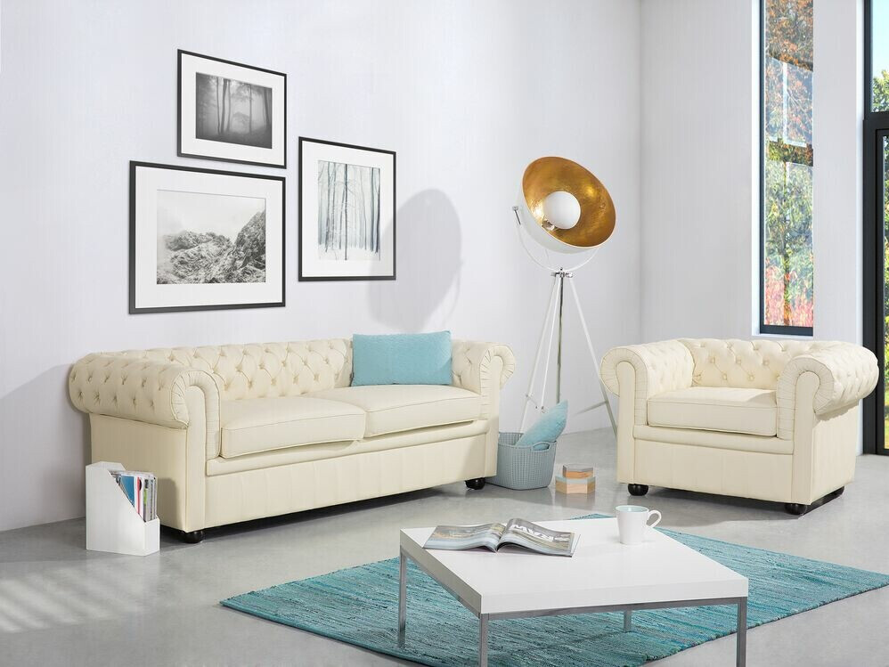 English-style upholstered furniture set Cirdoro 112 (Cream)