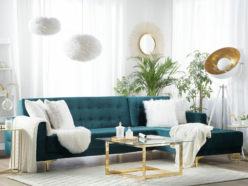 Γωνιακός Καναπές Felvena 117 (Τυρκουάζ)