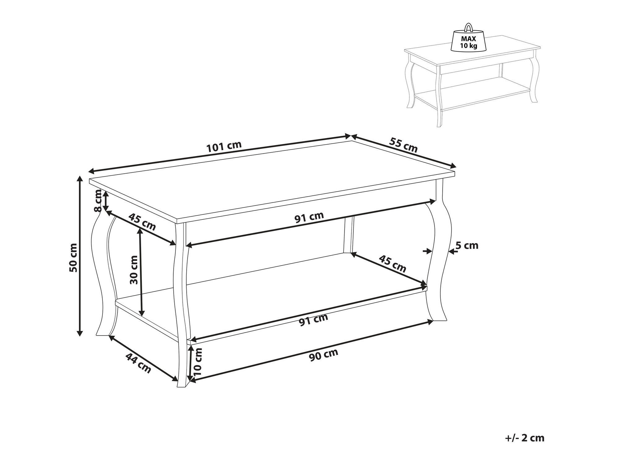 Coffee table Berwyn 998