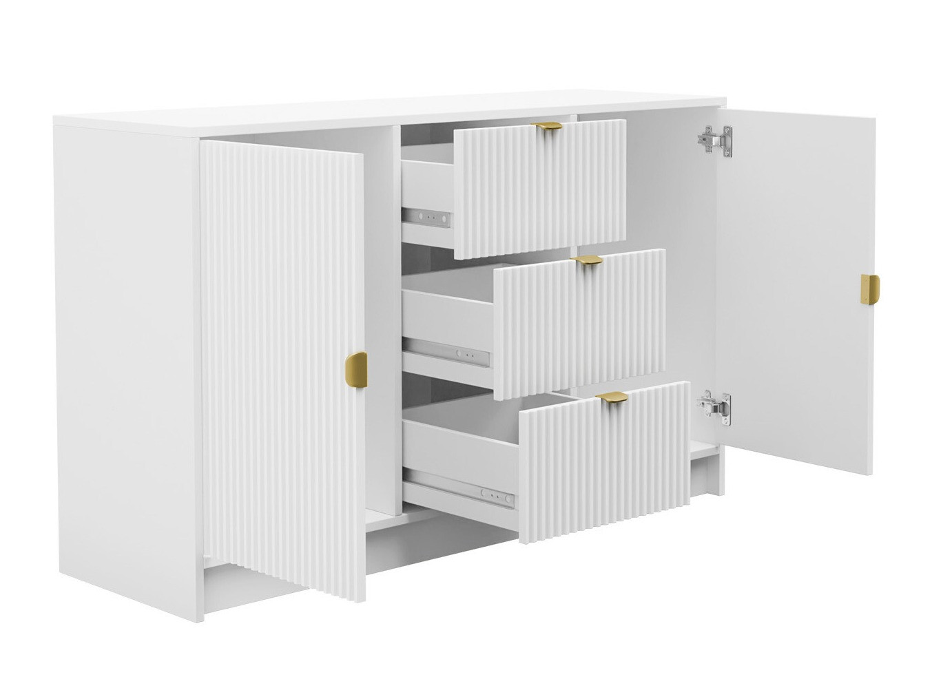 Σετ επίπλων σαλονιού Comfivo Papilio I (Άσπρο)