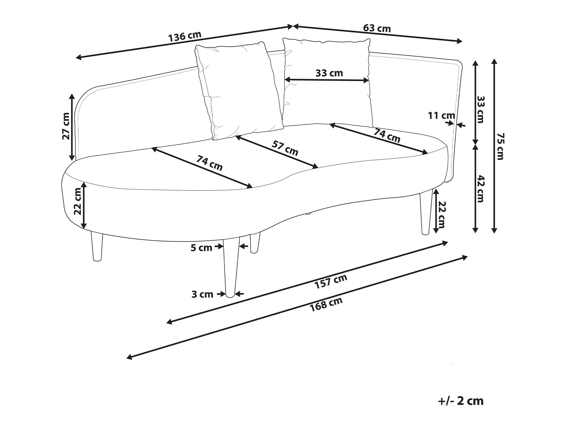 Ανάκλινδρο Berwyn 537 (Taupe)