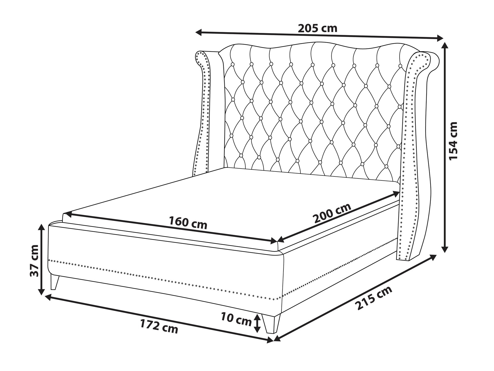 Κρεβάτι Berwyn 1013 (Μπεζ)