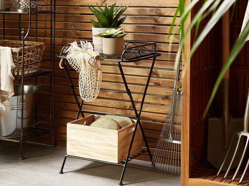 Βοηθητικό τραπεζάκι Berwyn 1087 (Μαύρο)