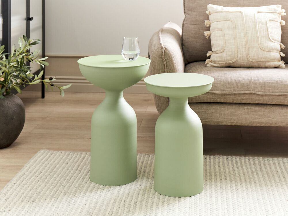 Nest of side tables Berwyn 1183 (Light green)