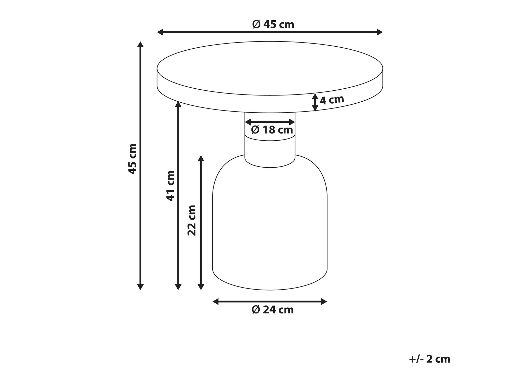 Side table Berwyn 1172