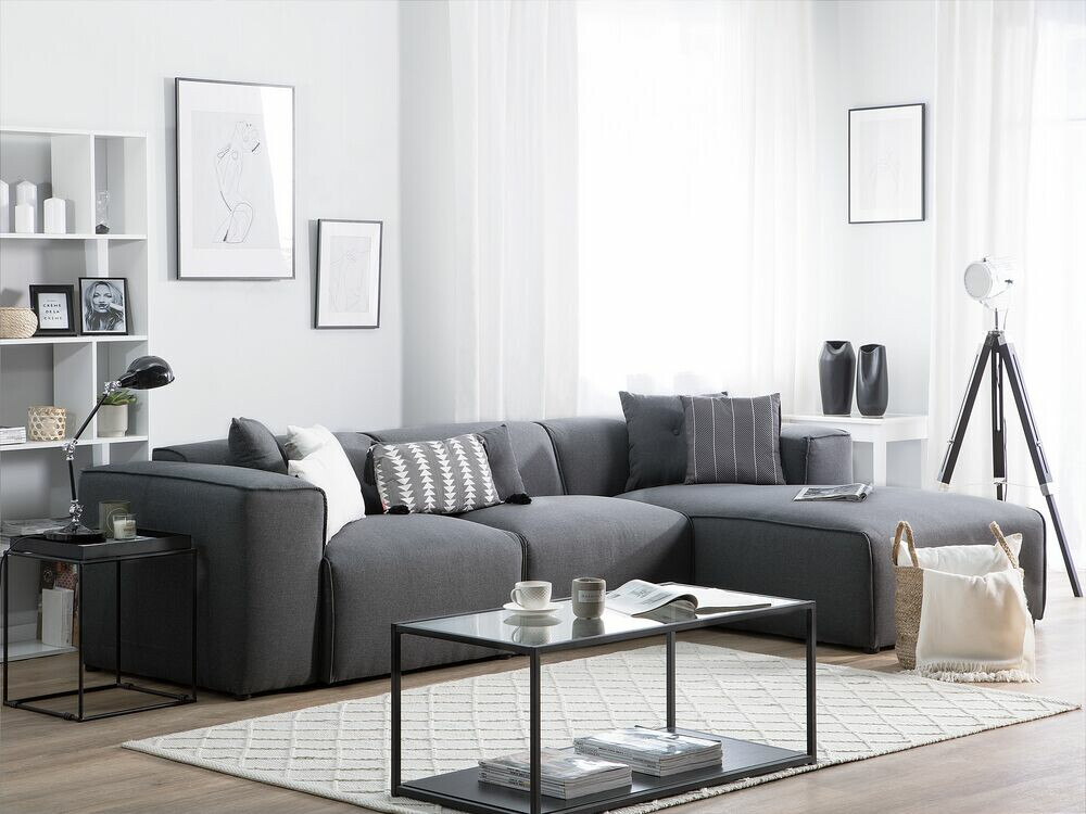 Corner sofa Berwyn 1311 (Dark grey)