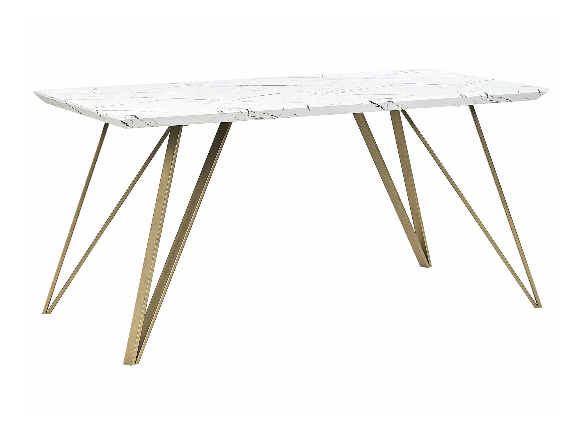 Table Berwyn 1370 (Golden + White marble)