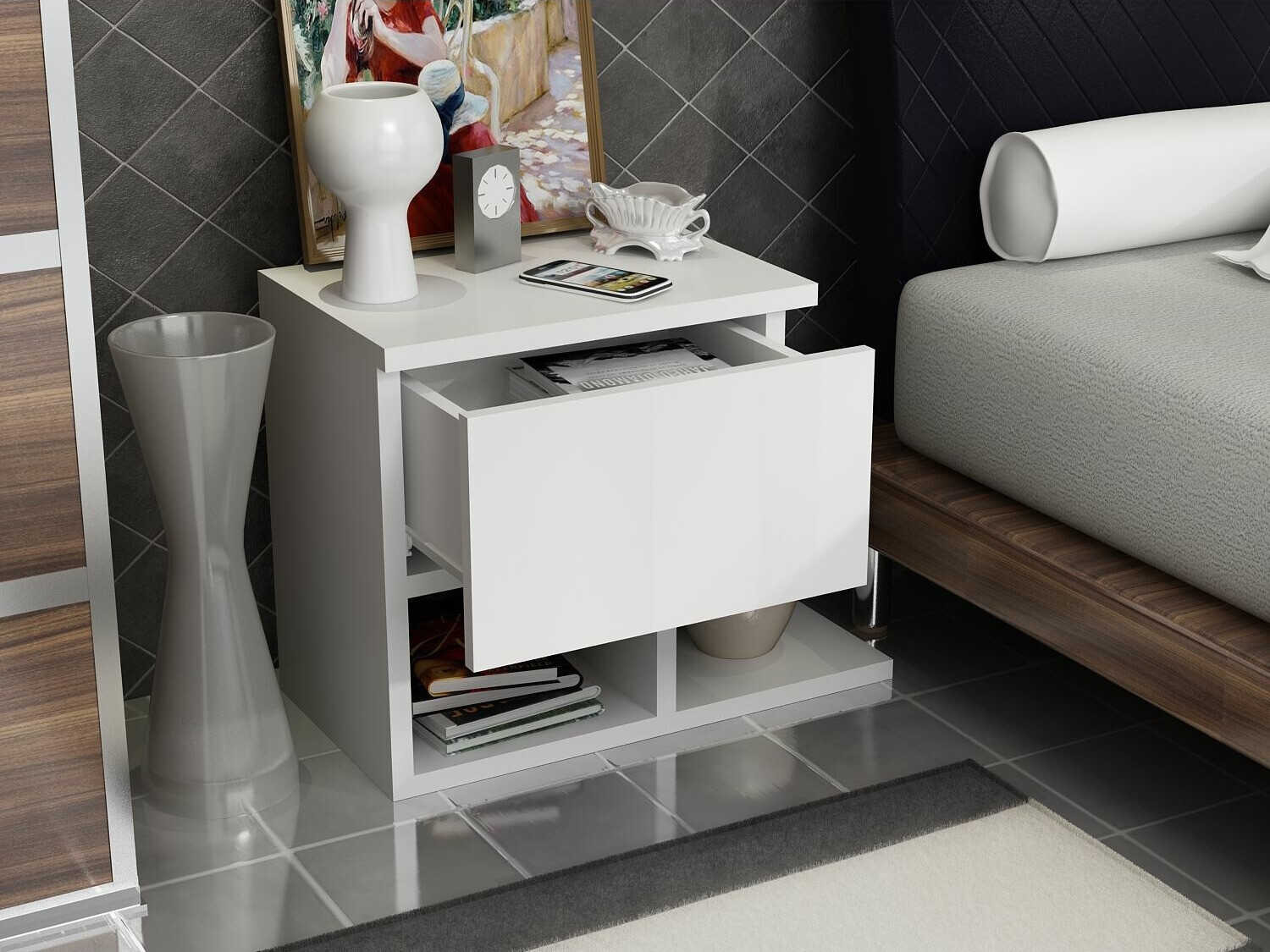 Bedside table Kailua 1534