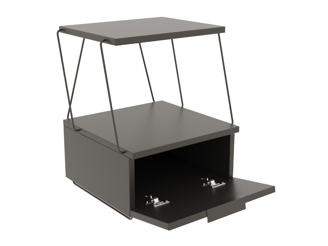 Bedside table Kailua 1541 (Anthracite)