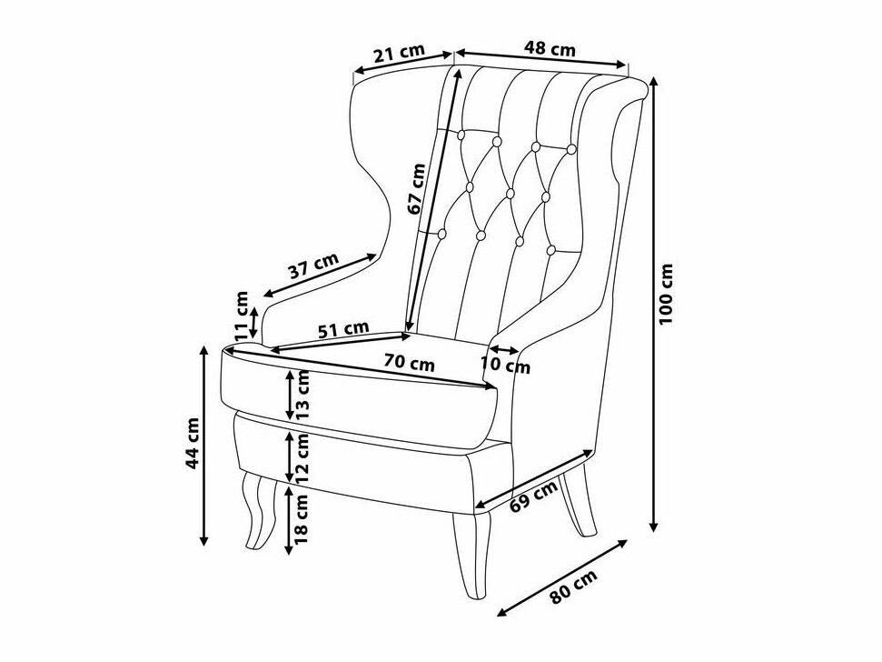 Πολυθρόνα Berwyn 1391