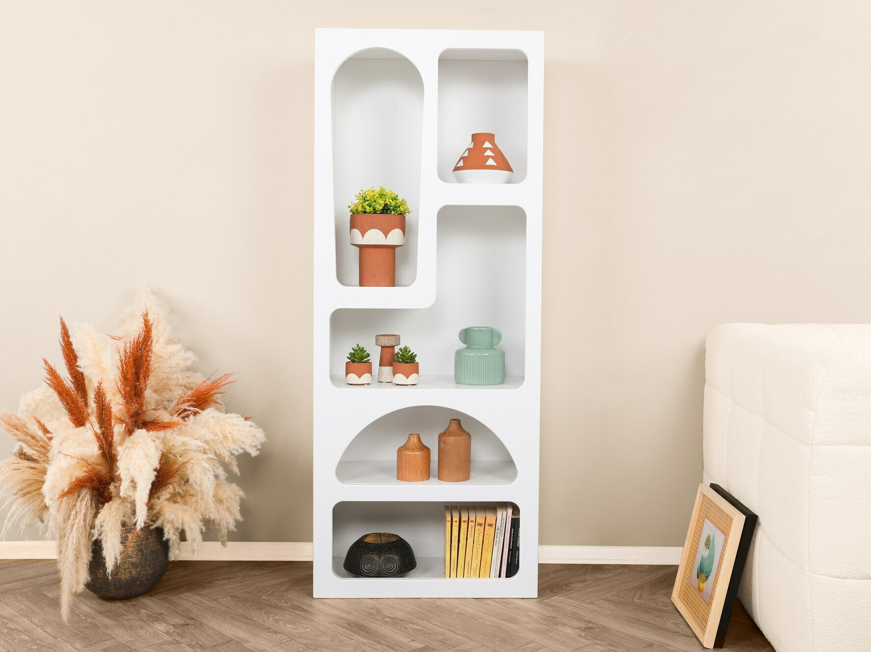 Bookcase Novato 166 (White)