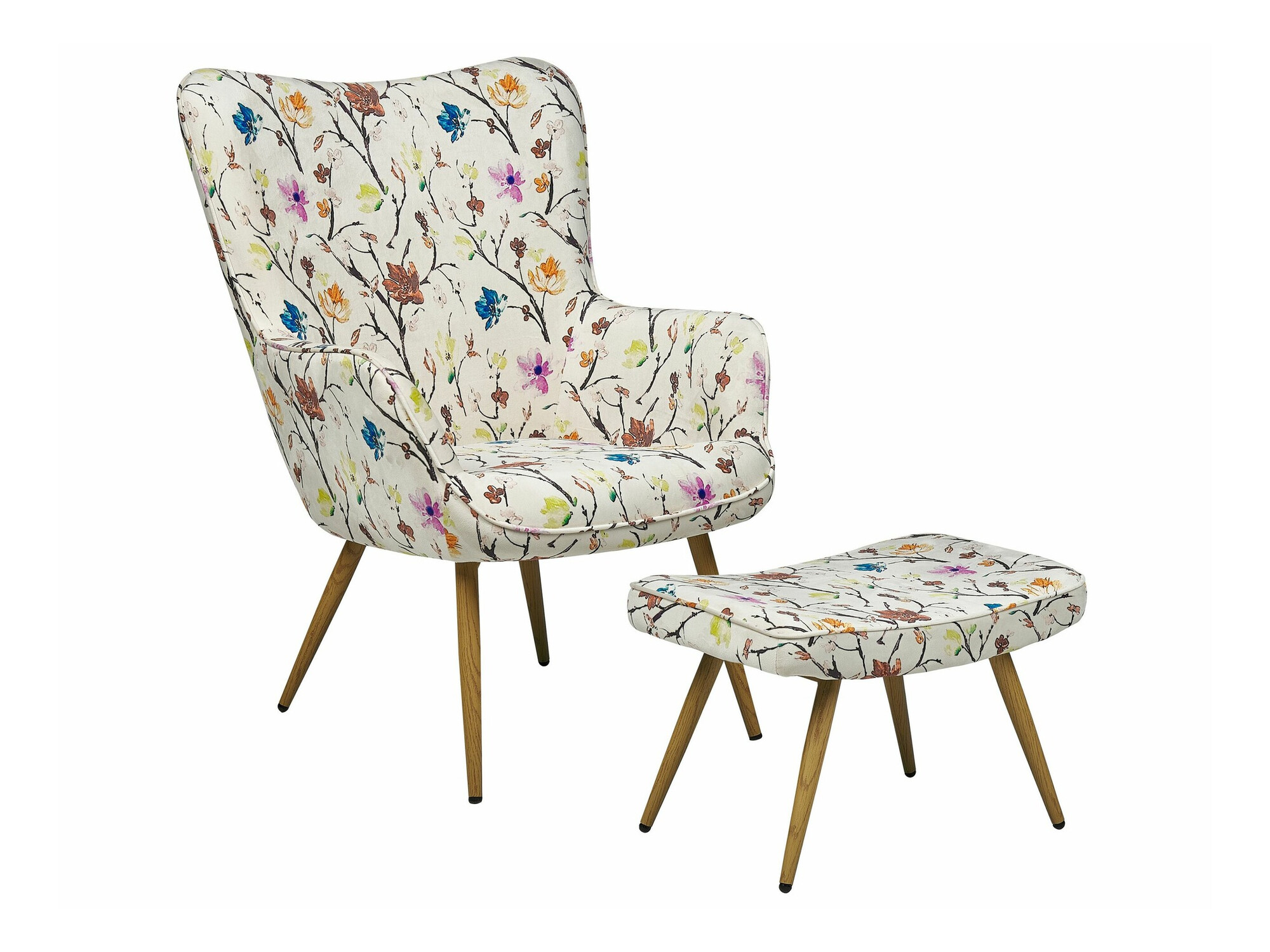 Πολυθρόνα Berwyn 2048 (Μοτίβο με λουλούδια)