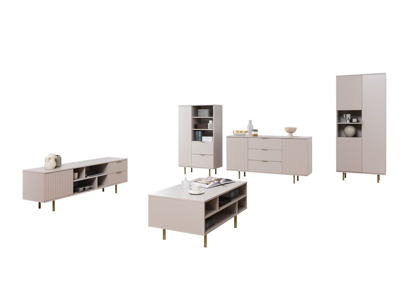 Σετ επίπλων σαλονιού Decus I (Κασμίρι)