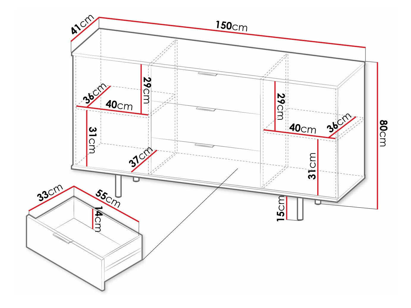 Συρταριέρα Decus I (Κασμίρι)
