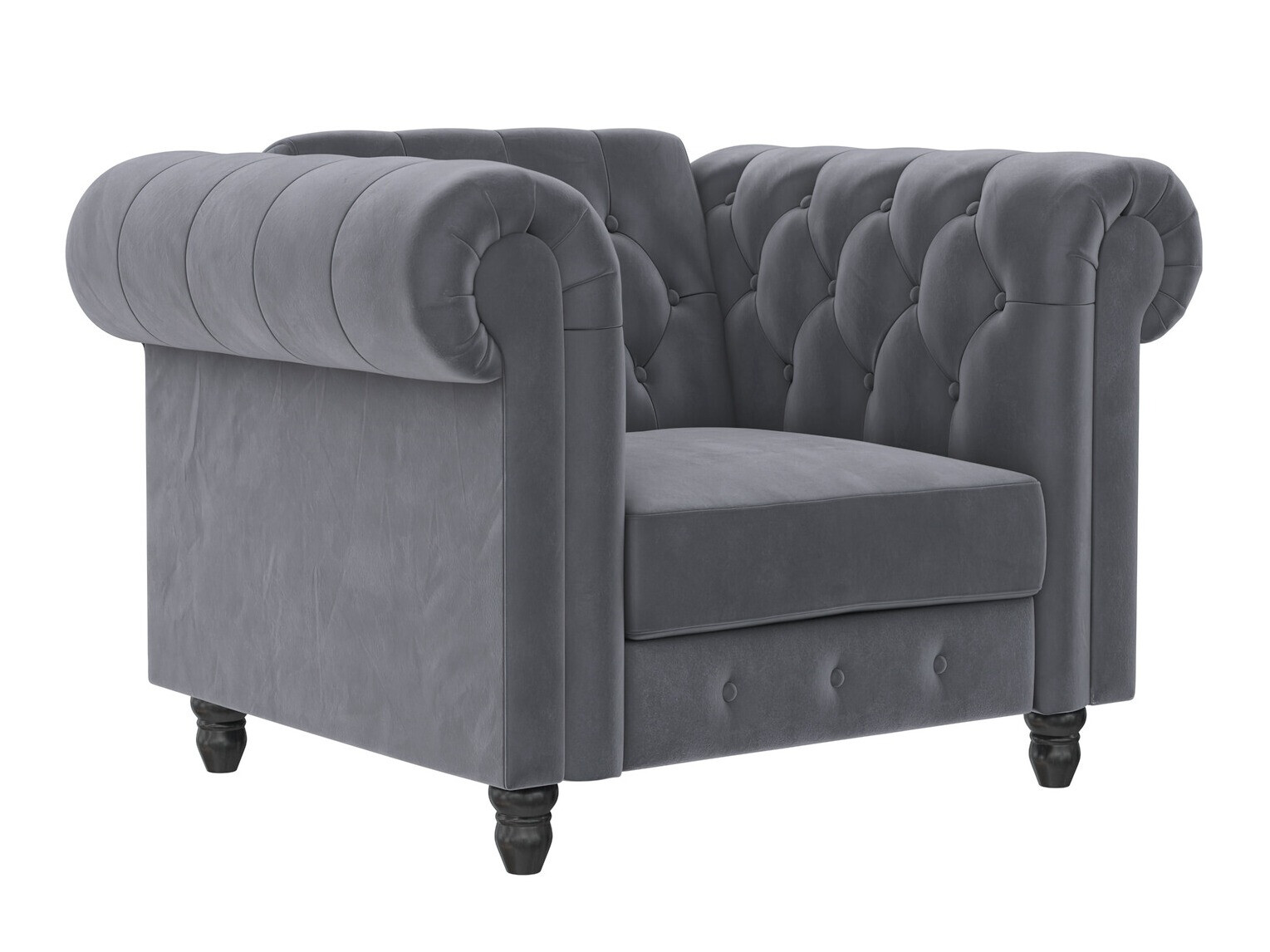 English-style armchair Tulsa 630 (Grey)