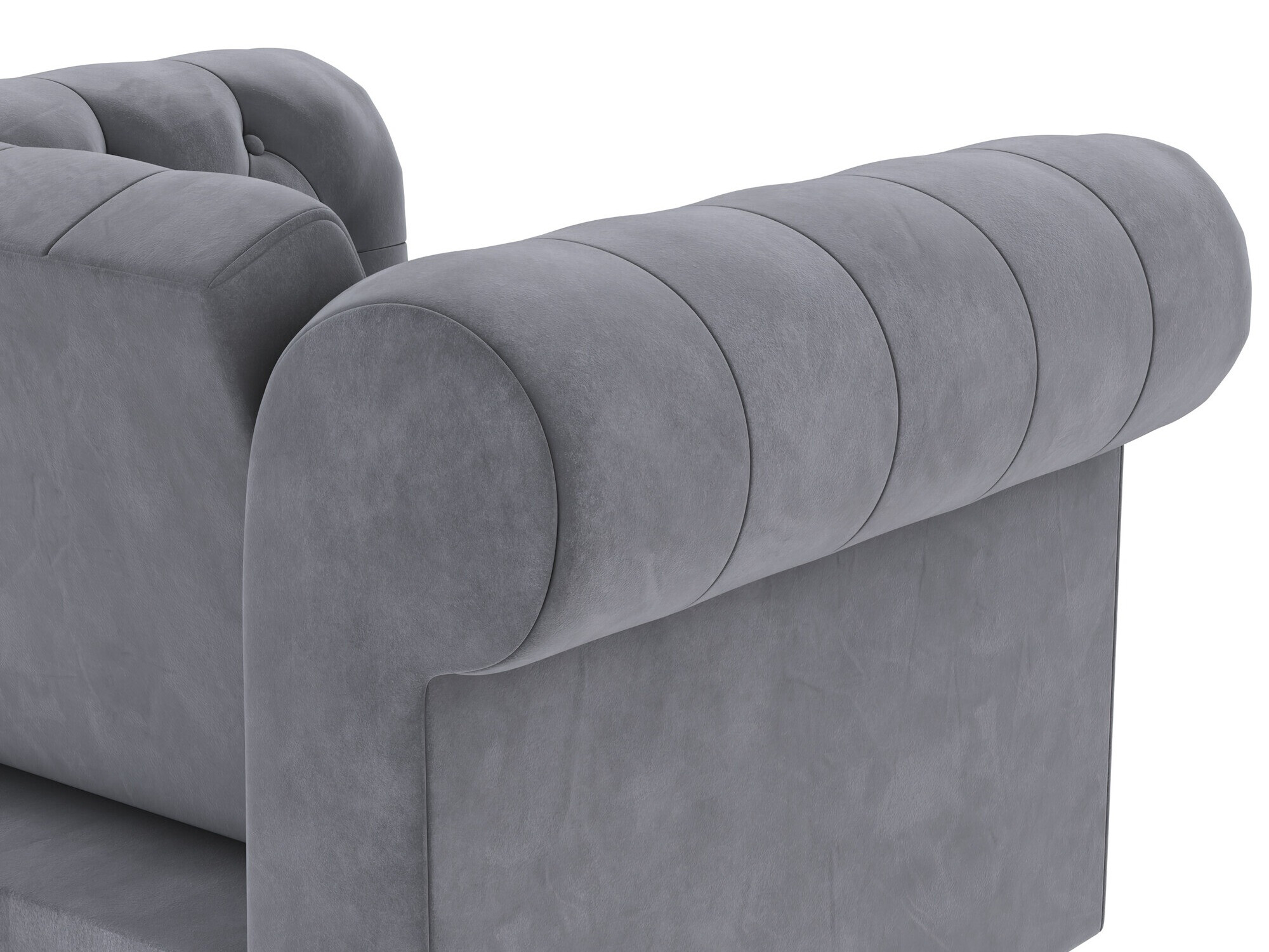 English-style armchair Tulsa 630 (Grey)