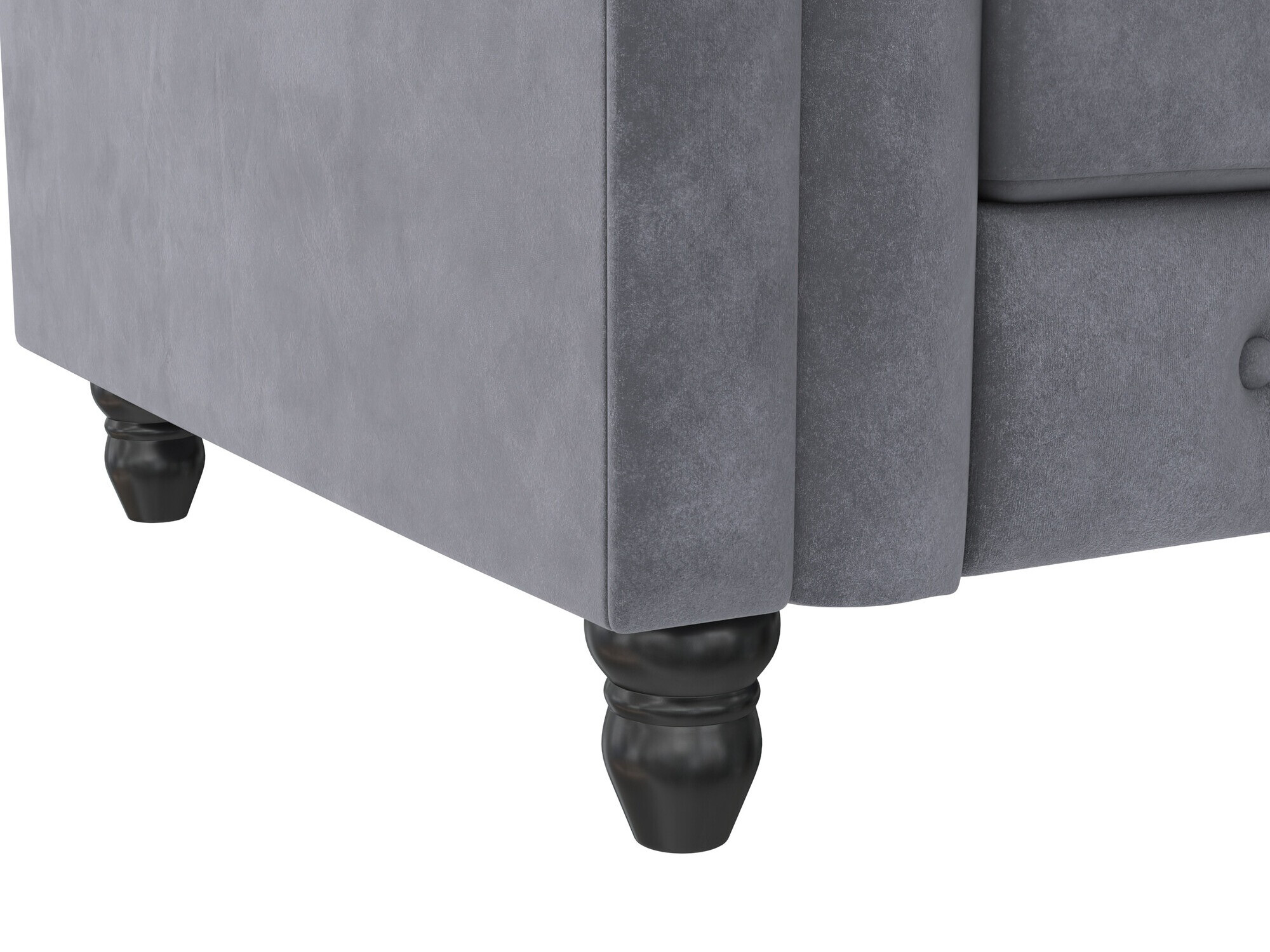 English-style armchair Tulsa 630 (Grey)