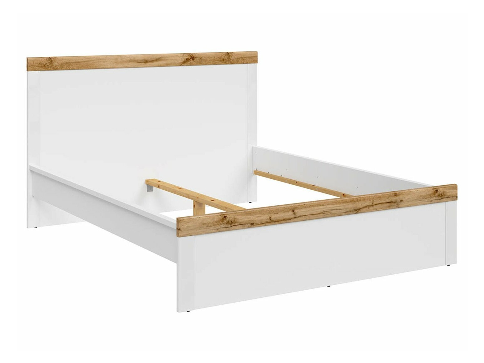 Bed Sonsoru 138 (White + Oak)
