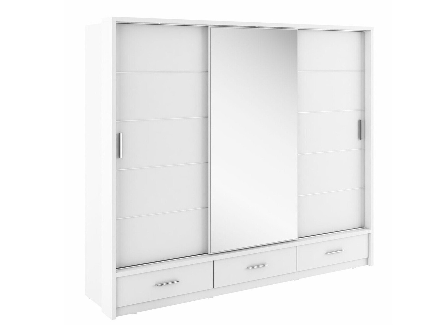 Ντουλάπα Fresno 100 (Άσπρο)