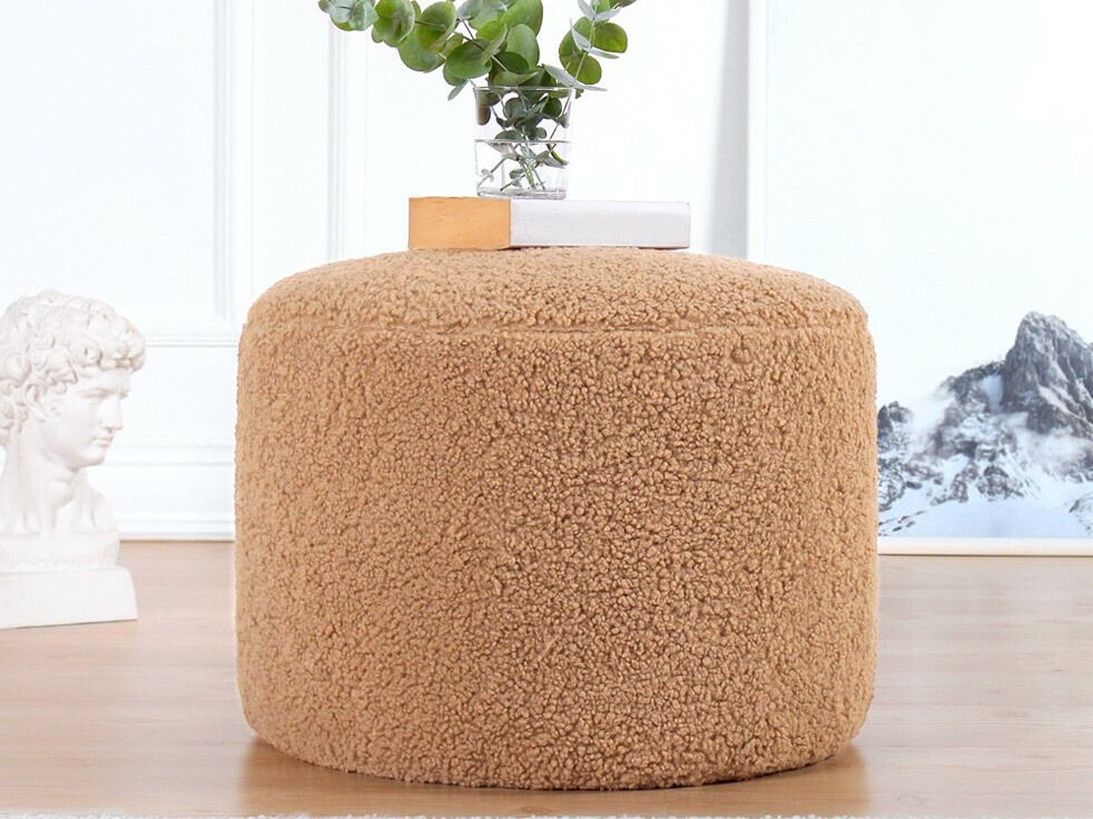 Σκαμπό σαλονιού Altadena 467 (Ανοιχτό καφέ)