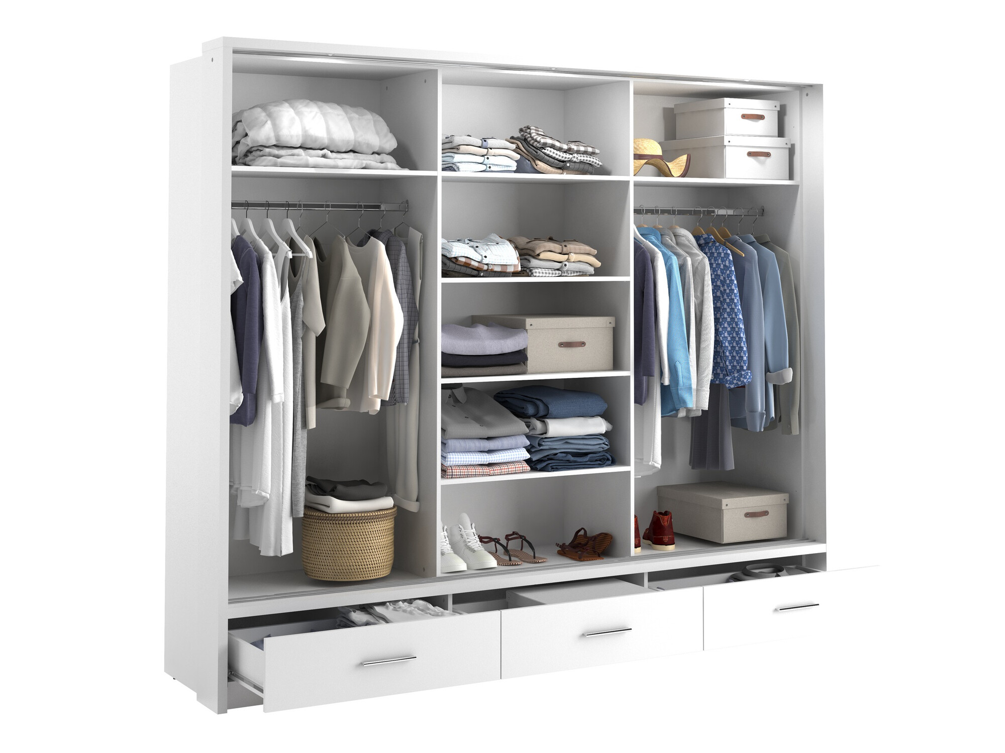 Wardrobe Fresno 100 (White)