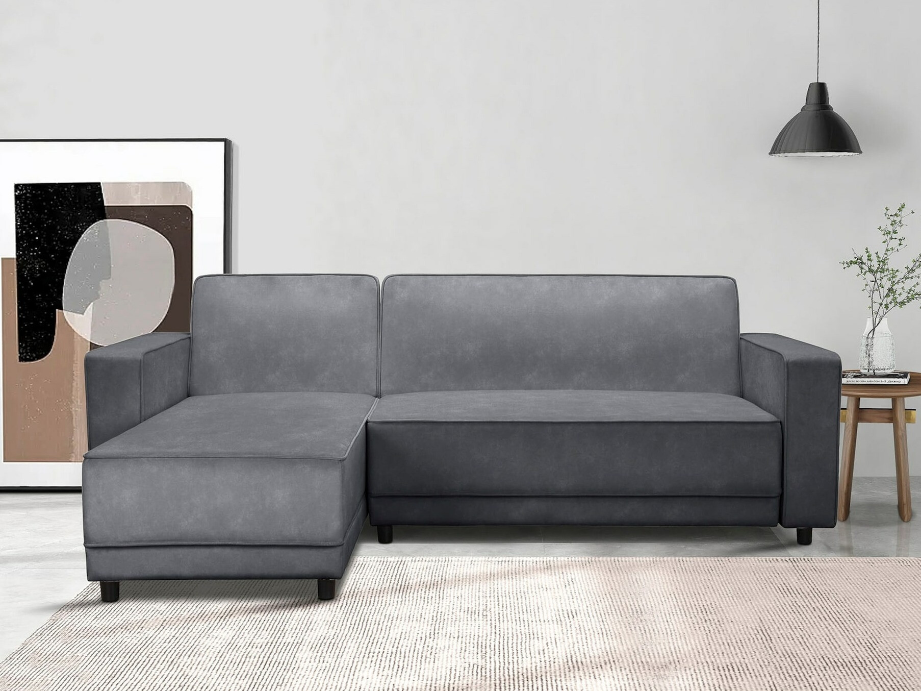 Corner sofa Tulsa 634 (Anthracite)