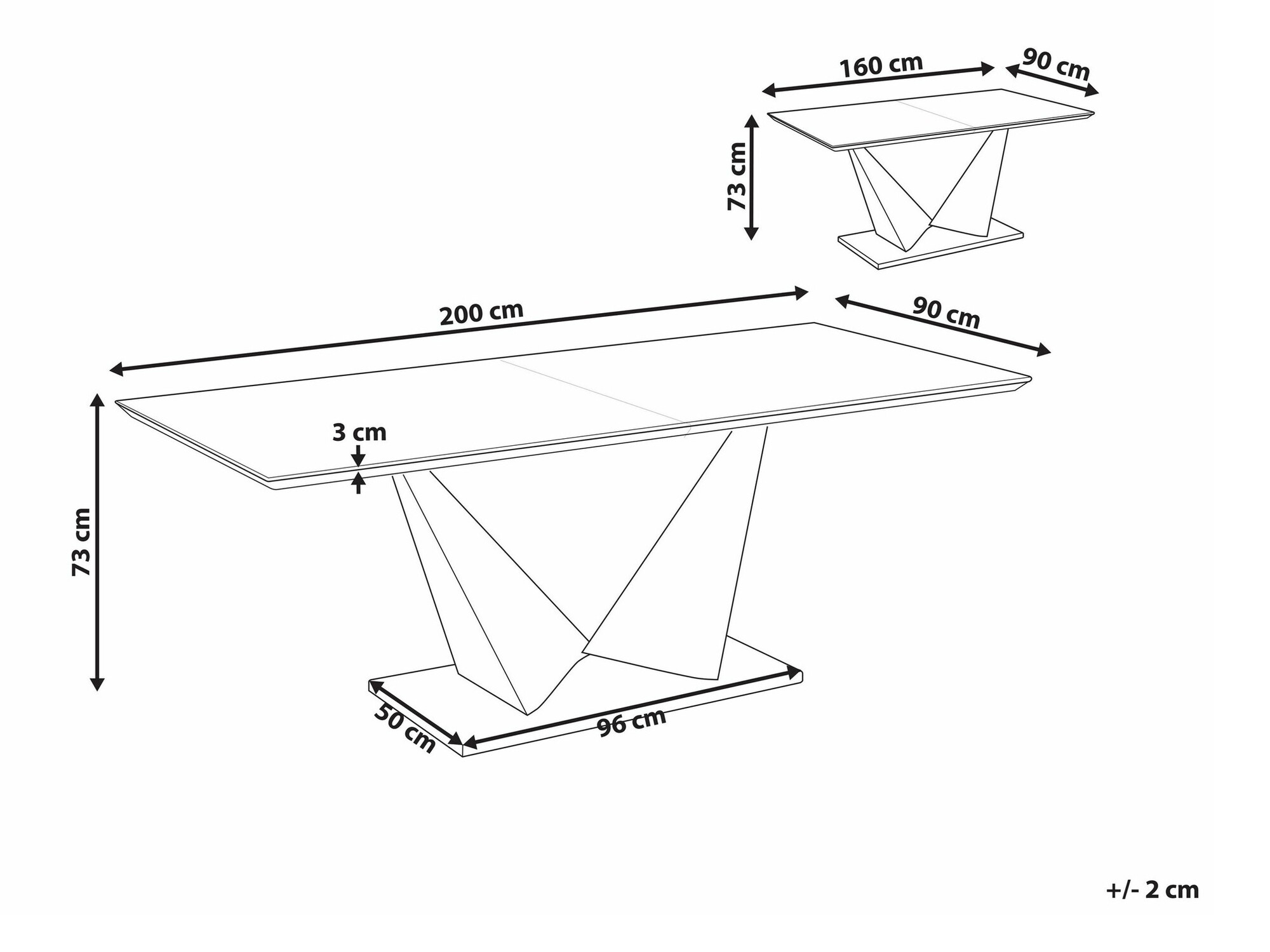 Τραπέζι Berwyn 1483