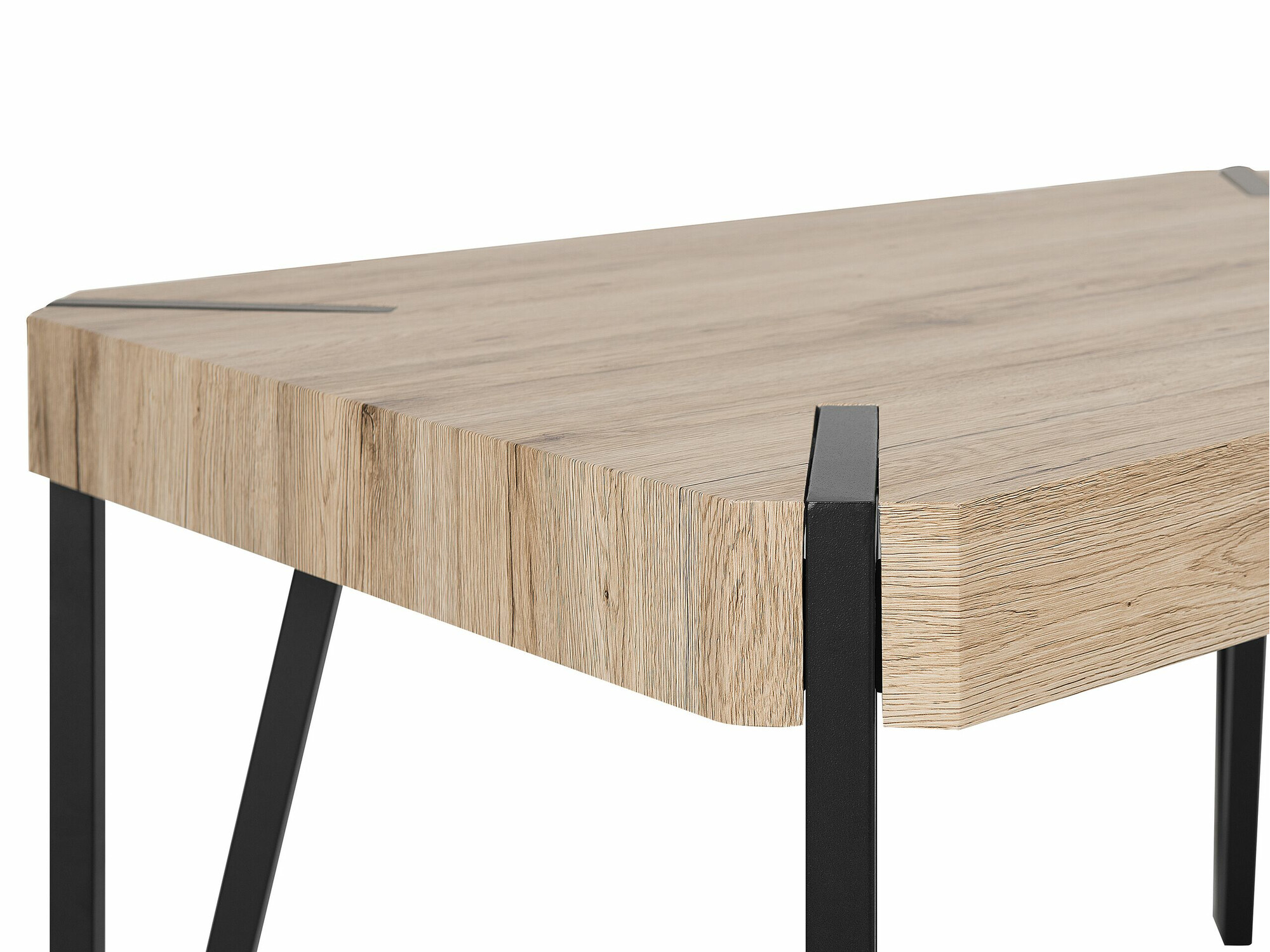 Table Berwyn 1496 (Black + Light wood)
