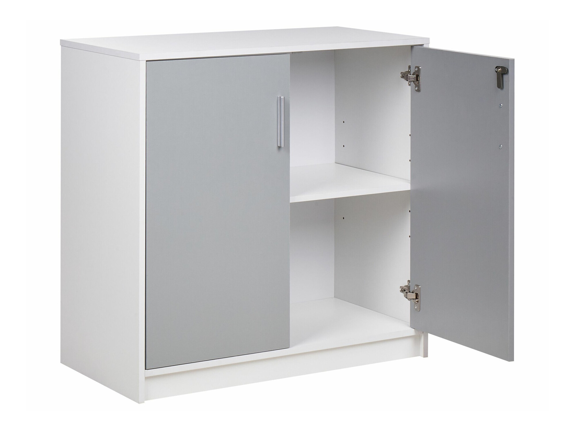 Μπουφέ Catferu 112 (Άσπρο + Γκρι)