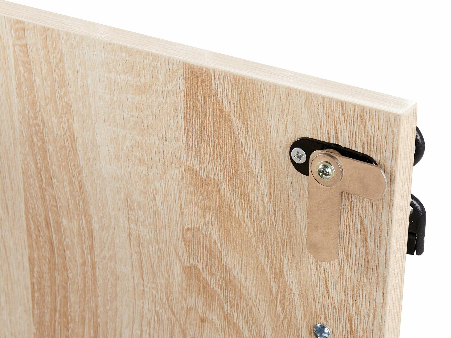 Μπουφέ Catferu 114 (Μαύρο + Ανοιχτό χρώμα ξύλου)