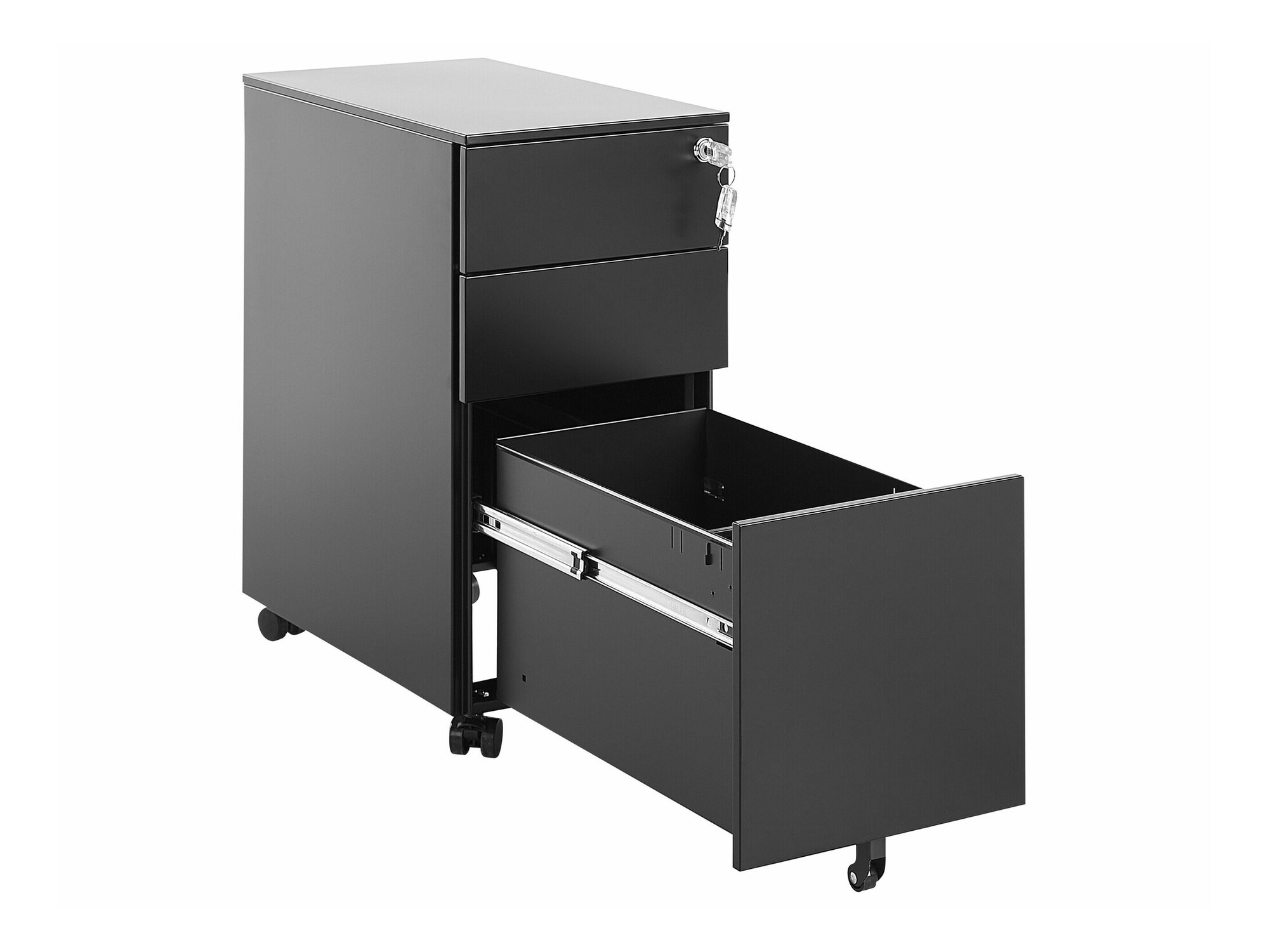 Συρταριέρα γραφείου Berwyn 1519 (Μαύρο)