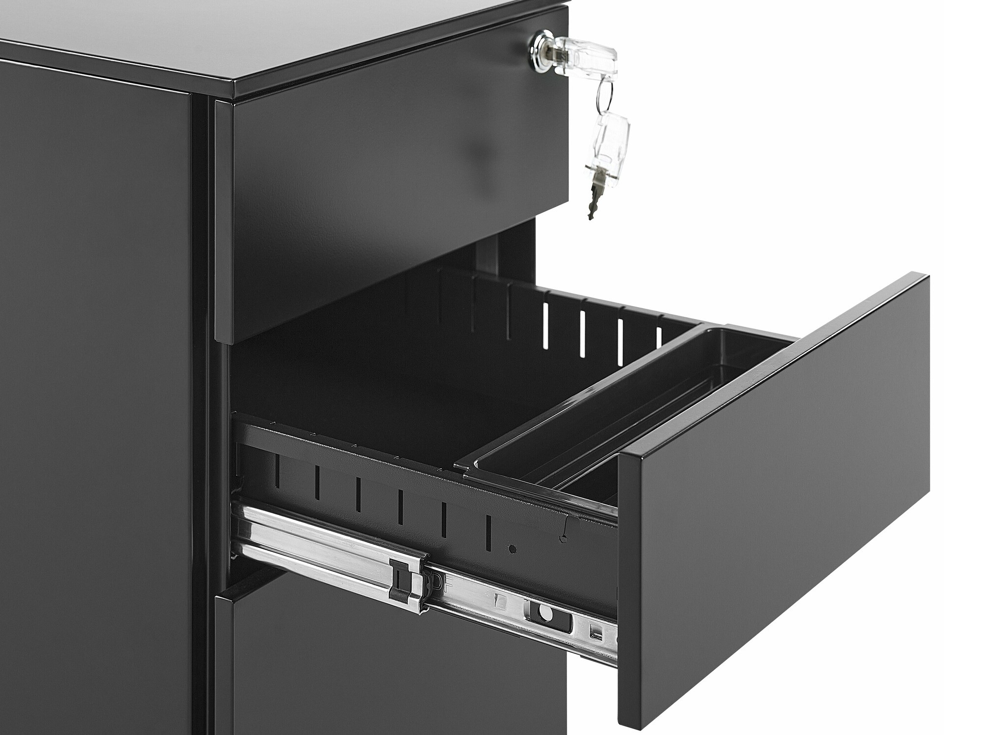 Συρταριέρα γραφείου Berwyn 1519 (Μαύρο)