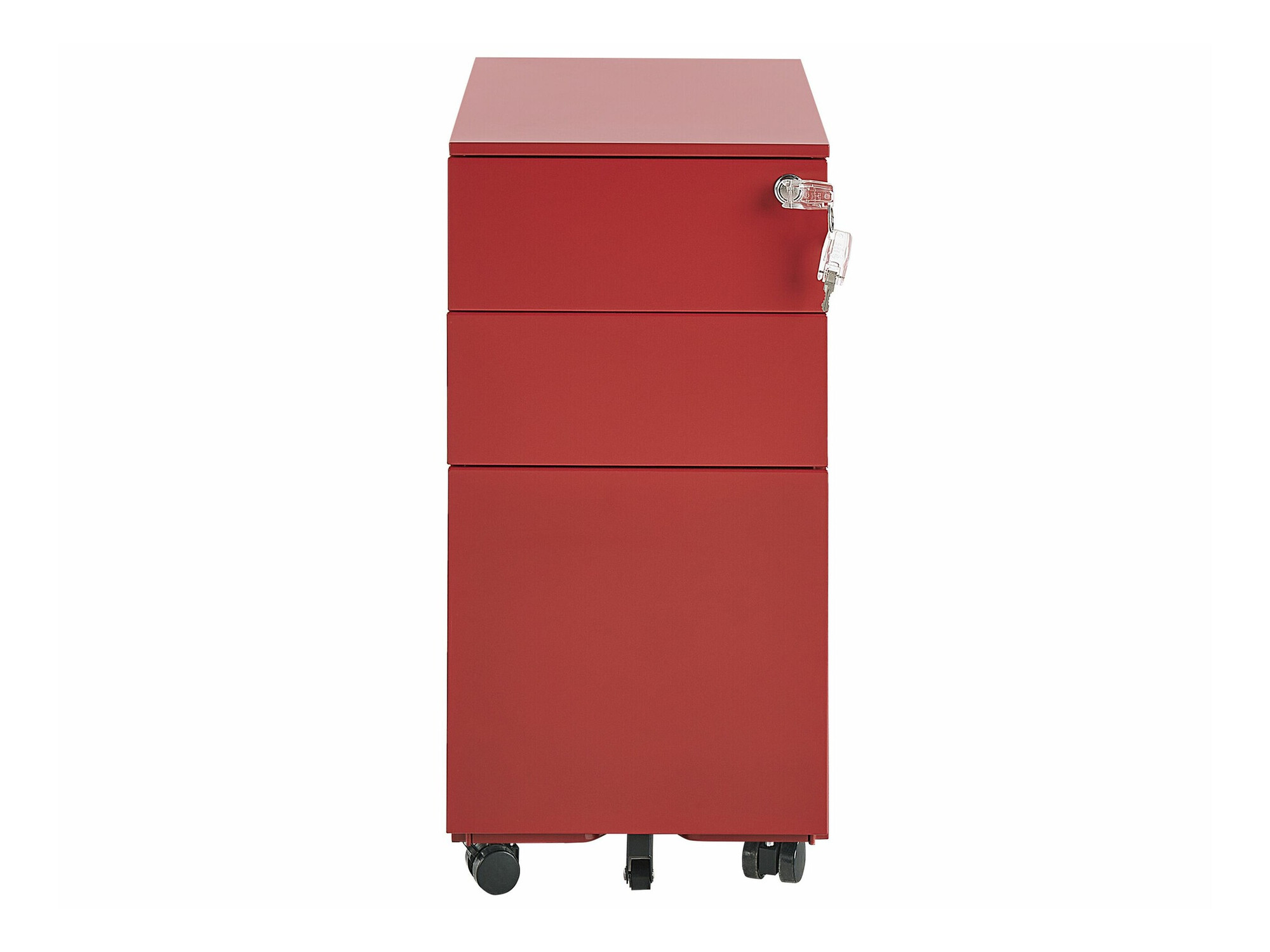 Under-desk pedestal Berwyn 1519 (Red)