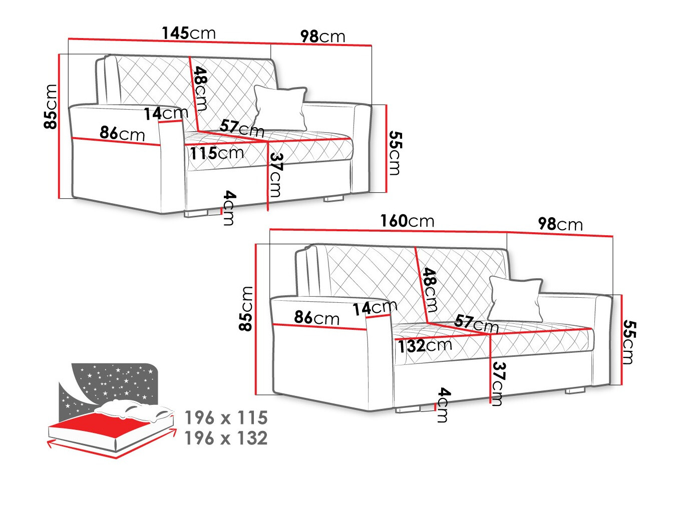 Σετ ταπετσαρισμένων επίπλων Clarona IV (Zanzibar 190)