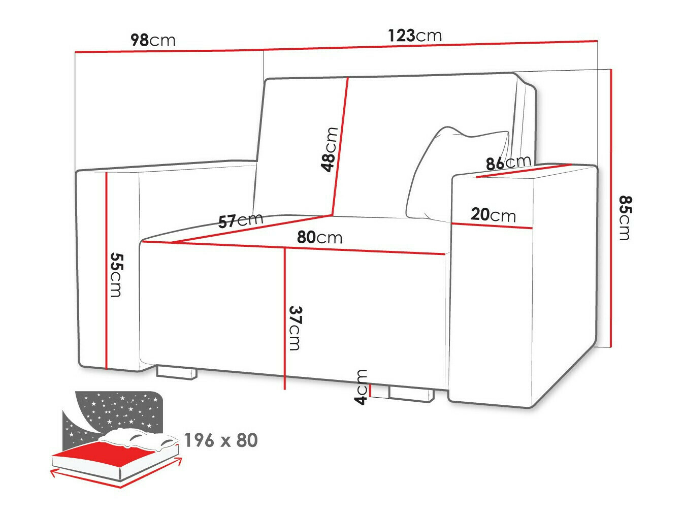 Πολυθρόνα Serora I (Neve 34)