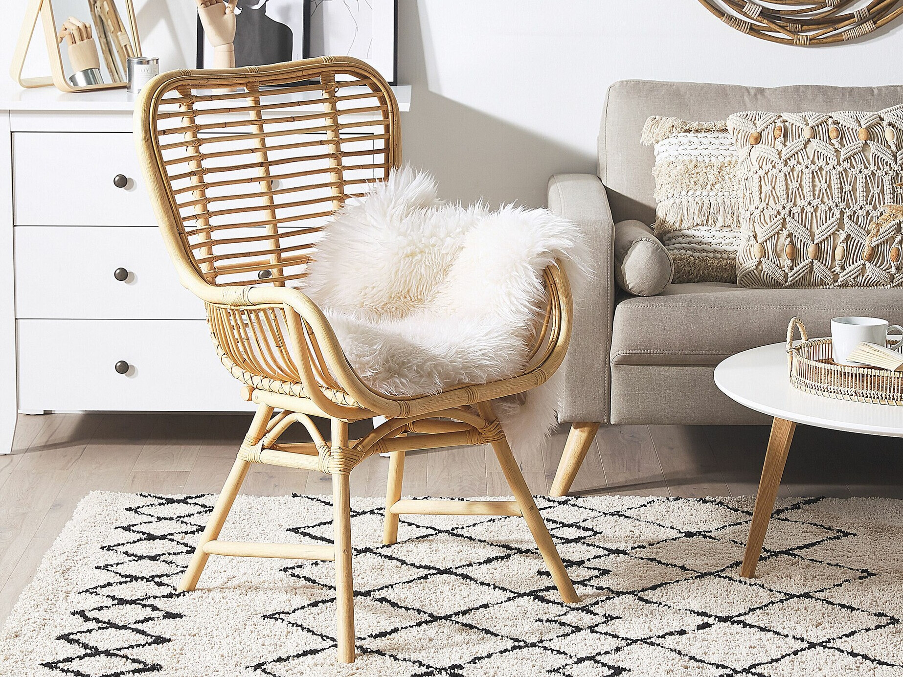 Καρέκλα Berwyn 1544 (Ανοιχτό καφέ)