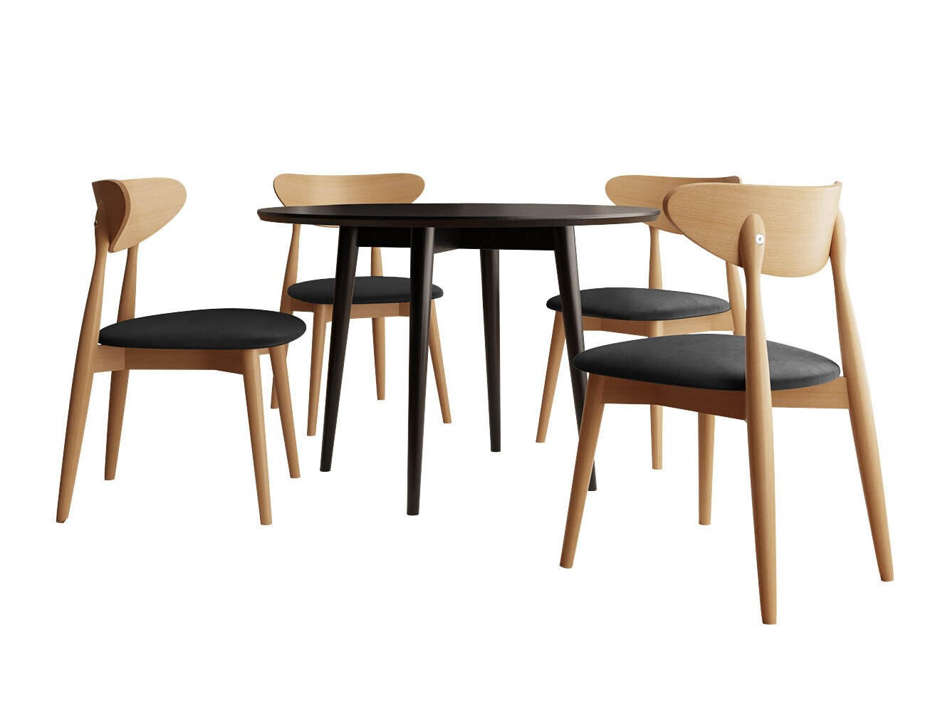 Dining set Racine 124 (Brown)